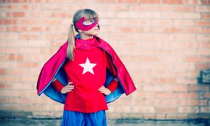 Little Girl Superhero